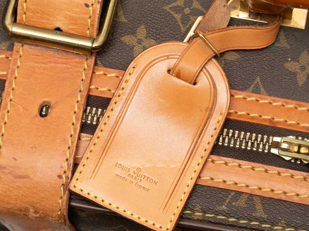 Vintage Brown Louis Vuitton Monogram Suitcase - image 7