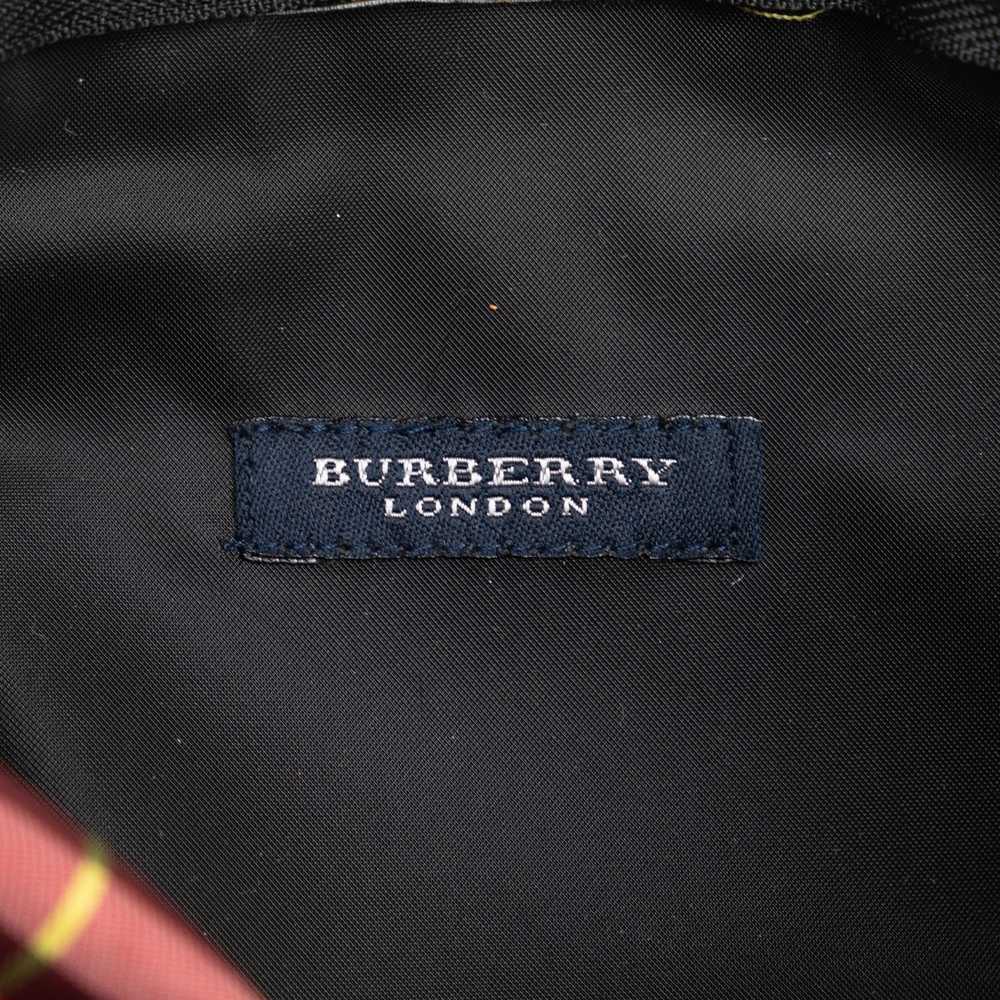 Red Burberry House Check Baguette Pouch - image 6
