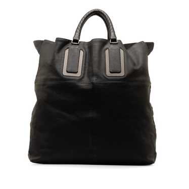 Black Bottega Veneta Leather Tote Bag