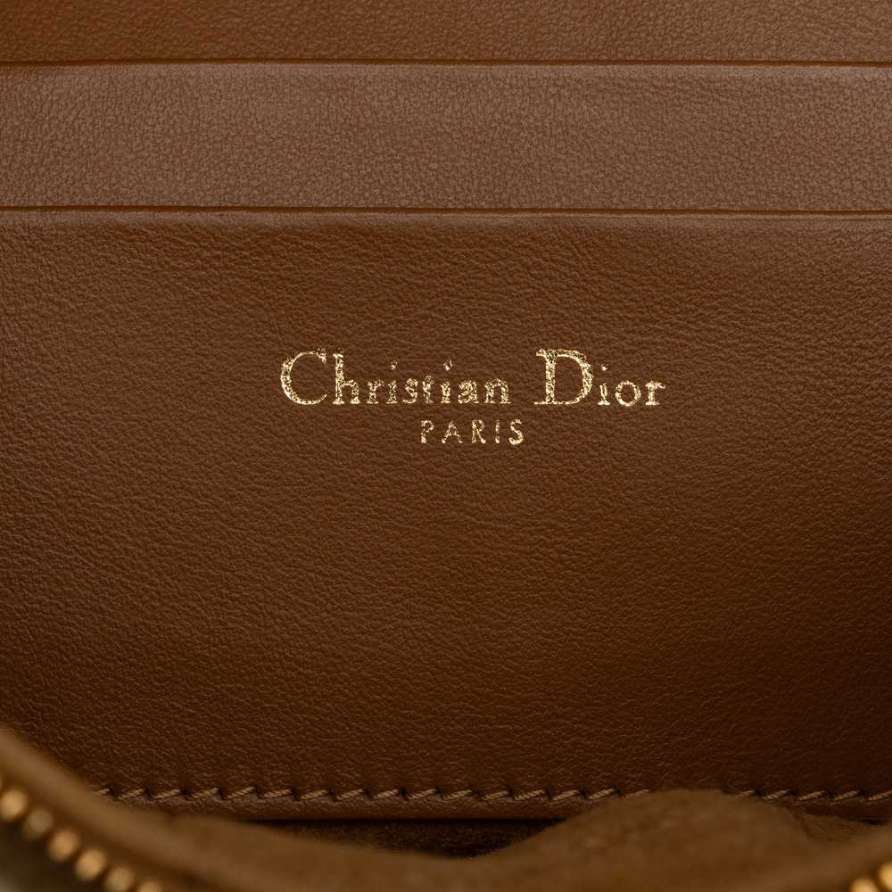 Beige Dior Large Shearling Caro Pouch Clutch Bag - image 6