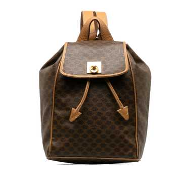 Brown Celine Macadam Backpack