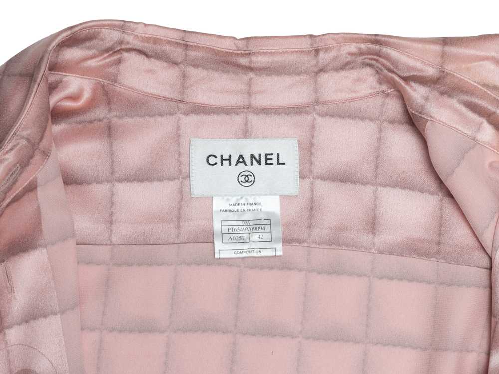 Vintage Light Pink Chanel Fall/Winter 2000 Printe… - image 5
