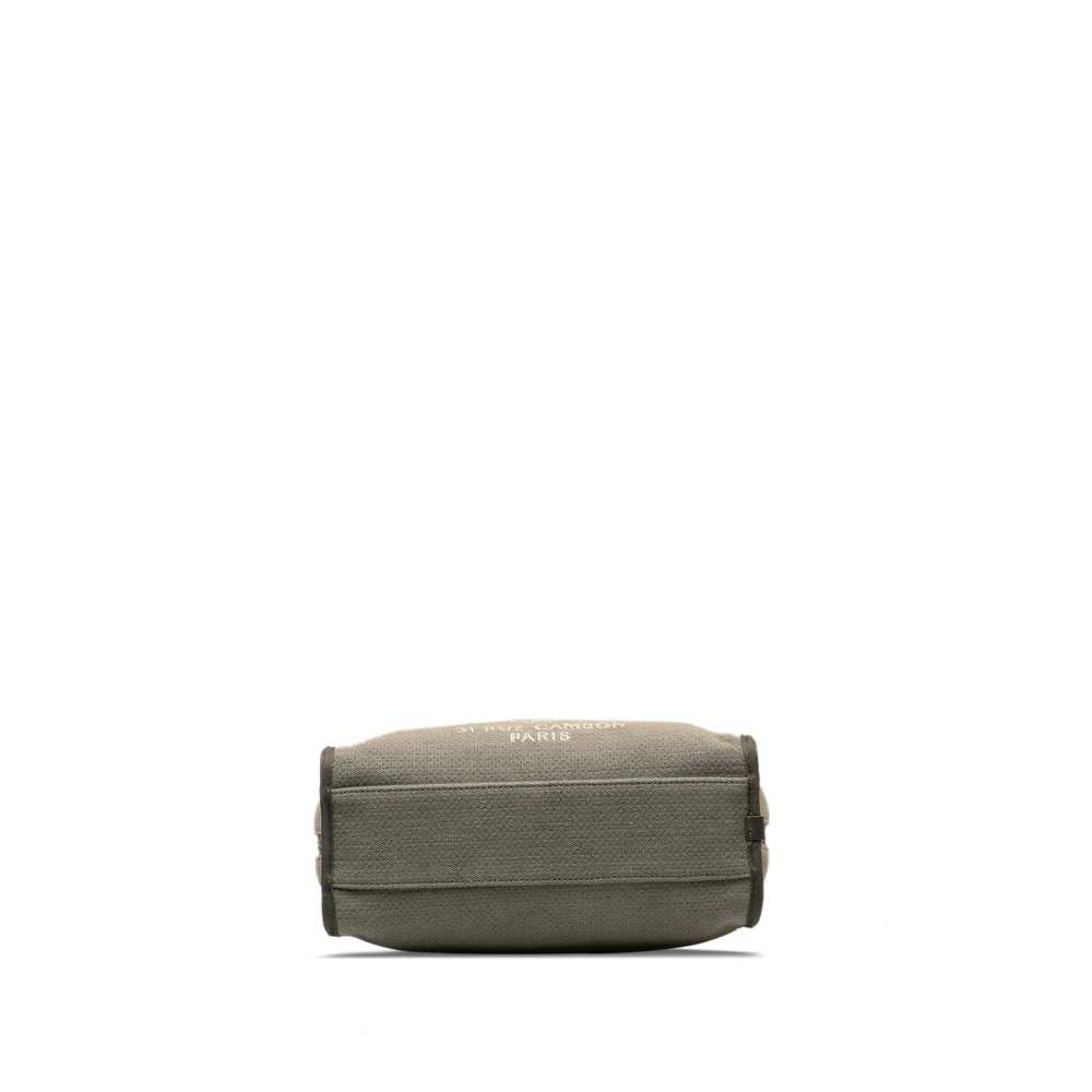 Gray Chanel Small Deauville Bowling Satchel - image 4