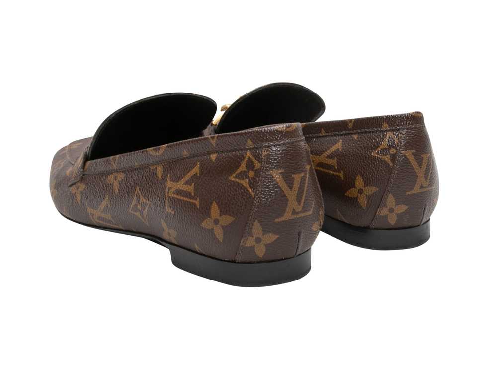 Brown Louis Vuitton Monogram Upper Case Loafers S… - image 4