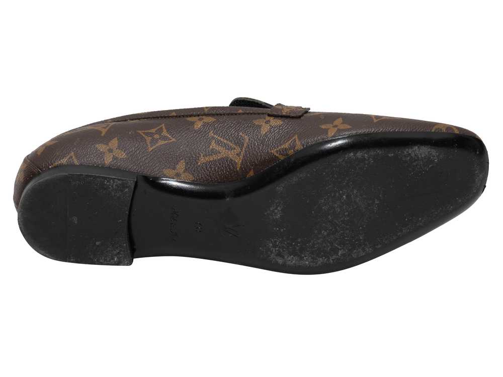 Brown Louis Vuitton Monogram Upper Case Loafers S… - image 5