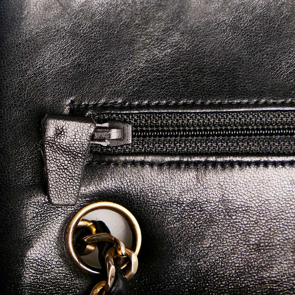 Black Chanel Small Classic Lambskin Double Flap B… - image 9