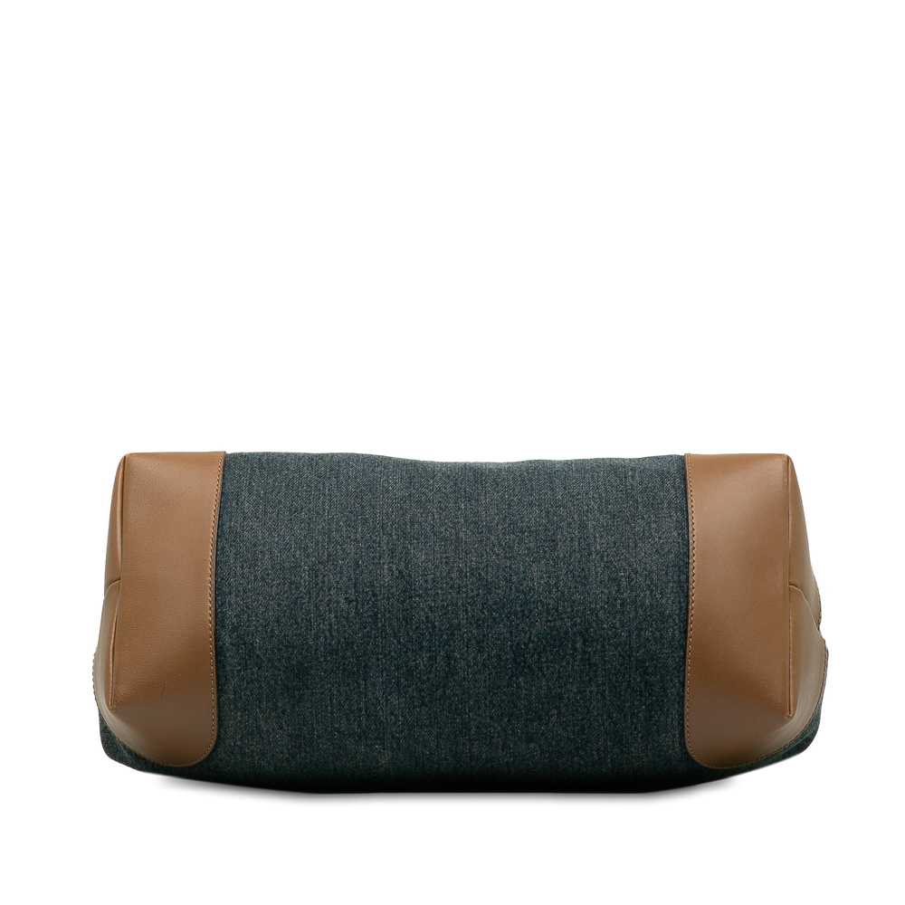 Blue Gucci Denim Craft Tote Bag - image 4