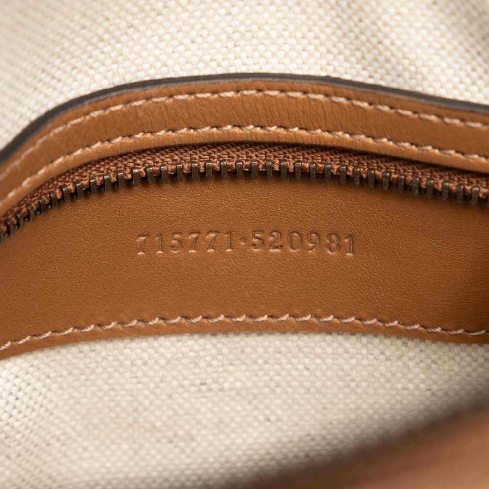 Brown Gucci Mini Leather Bauletto Bag Satchel - image 7