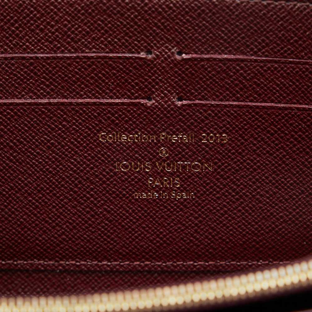 Brown Louis Vuitton Damier Ebene Paillettes Zippy… - image 7