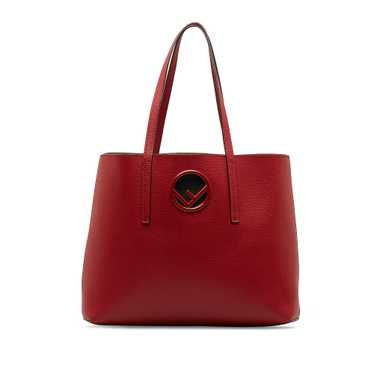 Red Fendi F Is Fendi Shopper Tote