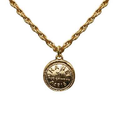 Gold Chanel 31 Rue Cambon Pendant Necklace - image 1