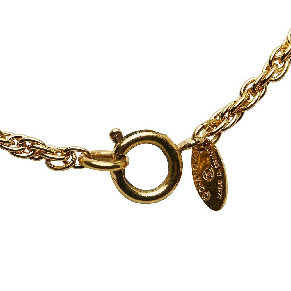 Gold Chanel 31 Rue Cambon Pendant Necklace - image 3