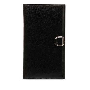 Black Gucci Leather Long Wallet