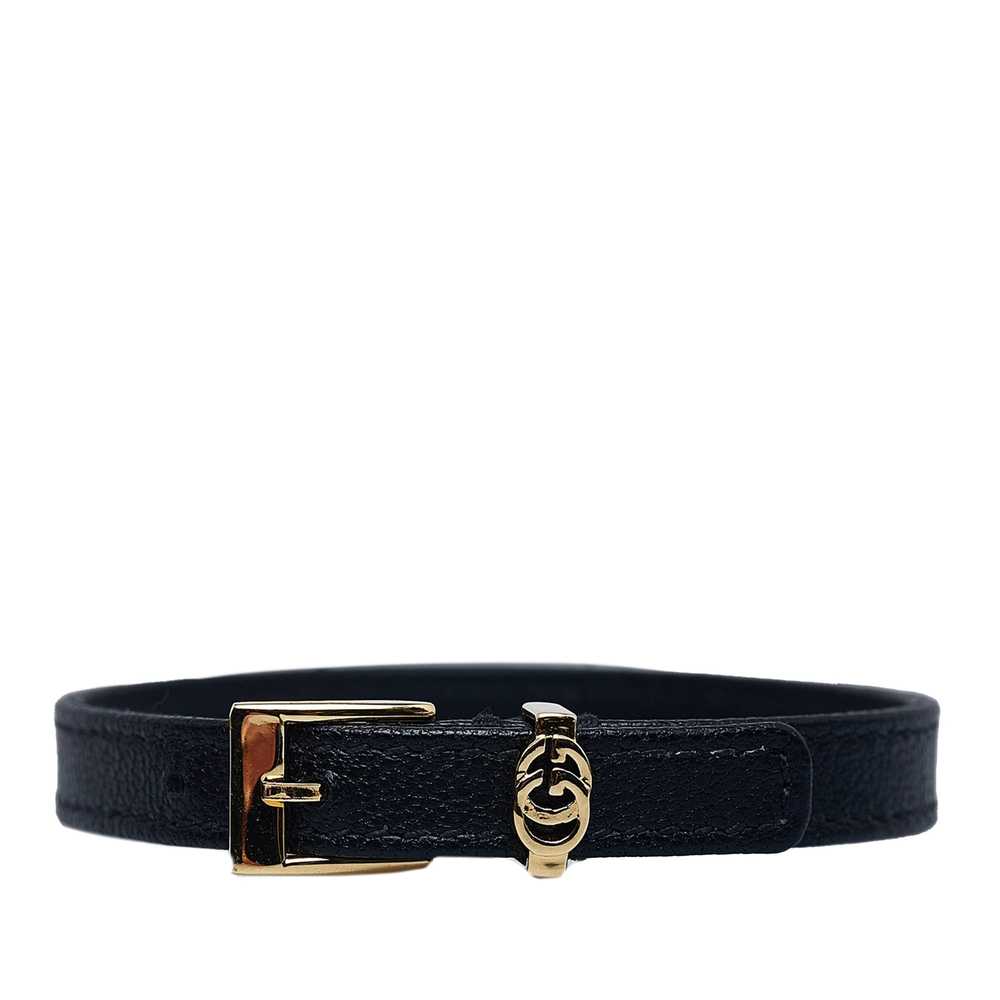 Black Gucci Double G Bracelet - image 1