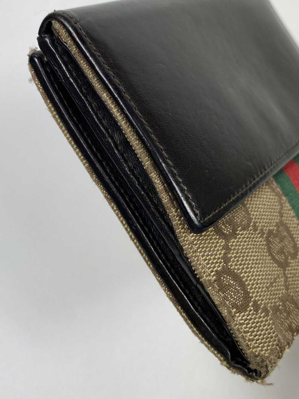 Gucci Gucci GG Canvas monogram jackie clip purse - image 10