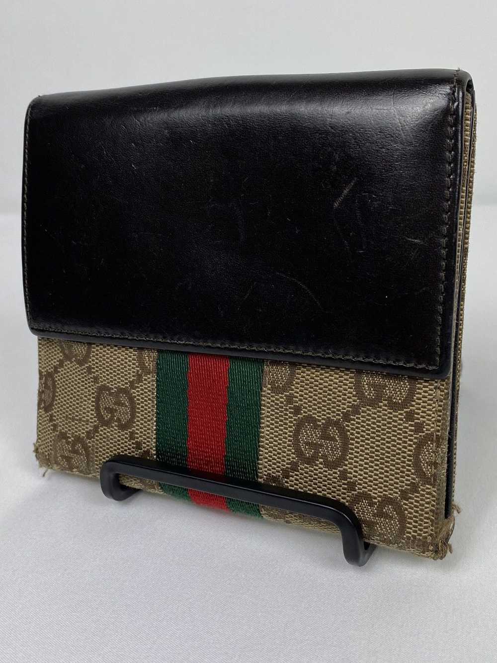 Gucci Gucci GG Canvas monogram jackie clip purse - image 2