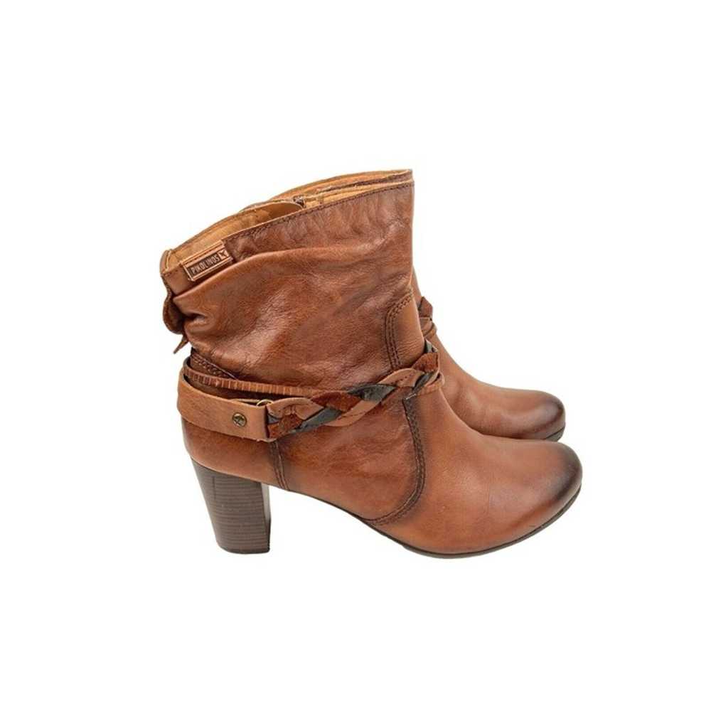 *Pikolinos Heeled Ankle Booties Womens Size 40 Br… - image 5