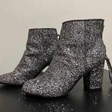 Steve made glitter ankle boots