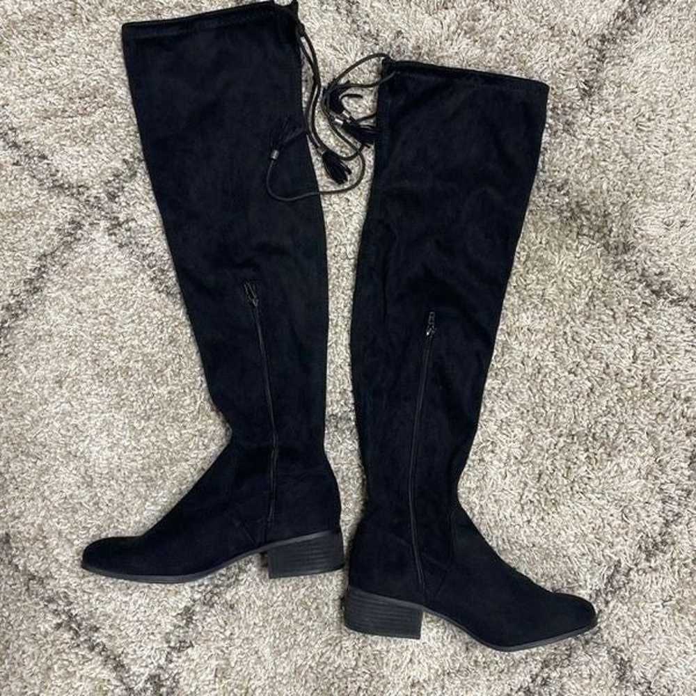 Madden Girl Prissy Black Over The Knee Boot Size … - image 3