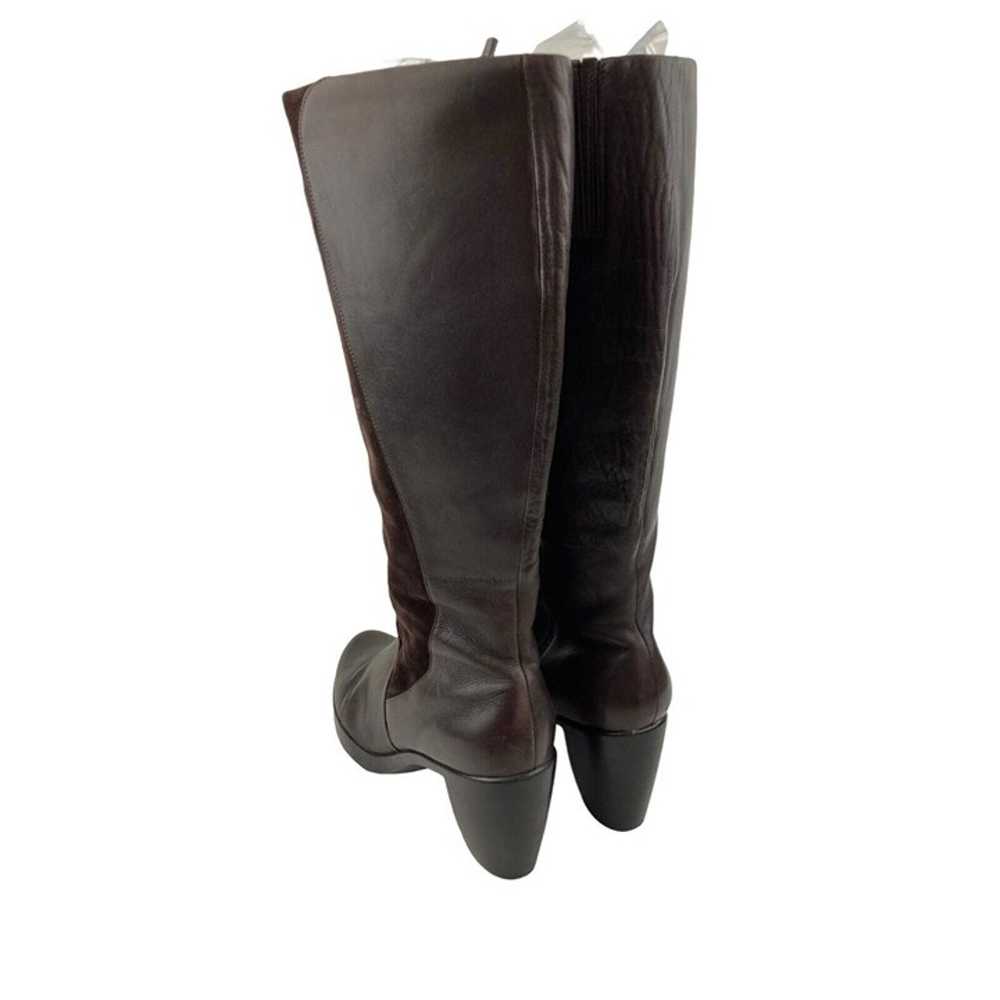 *Dansko Knee High Mixed Brown Leather Comfort Hee… - image 5
