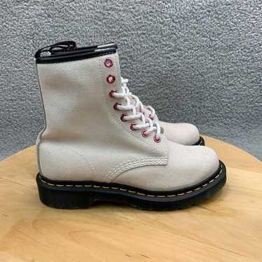 Dr. Martens 1460 Bejeweled Womens Size 6 Boots Wh… - image 1