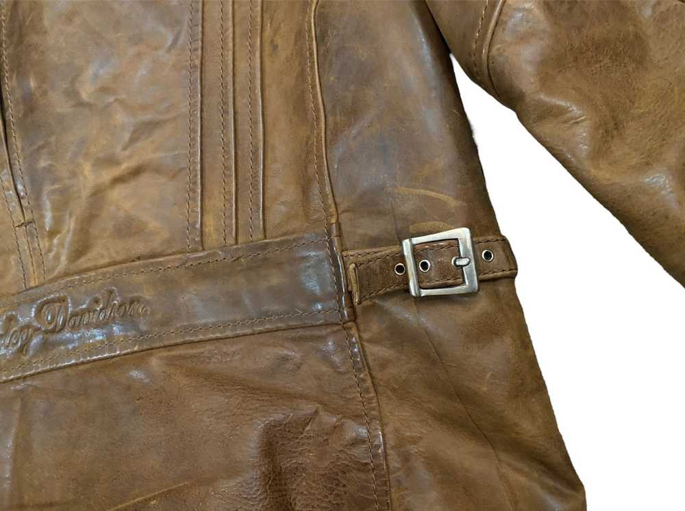 Leather Jacket × Rare × Vintage Harley Davidson R… - image 10
