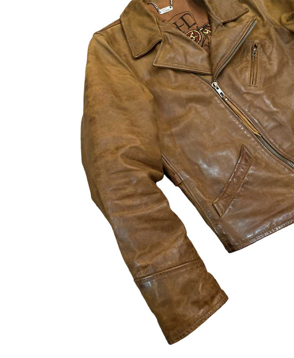 Leather Jacket × Rare × Vintage Harley Davidson R… - image 1