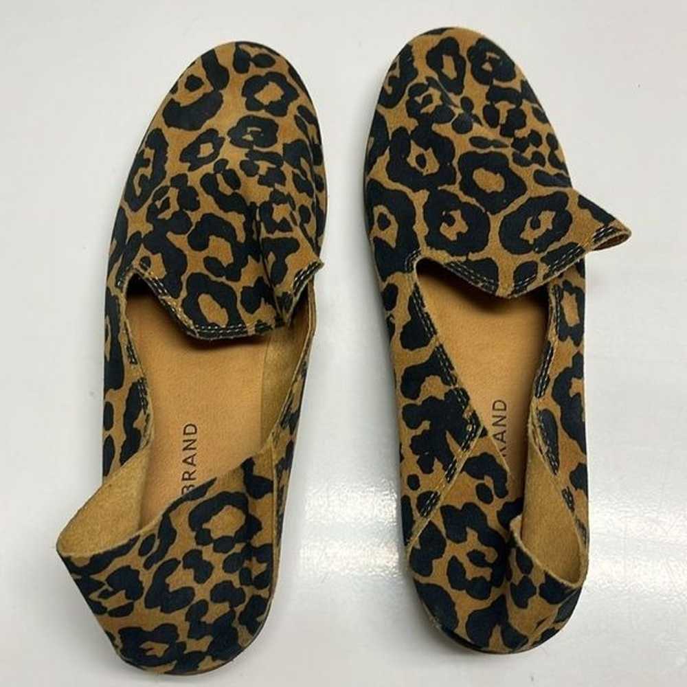 Lucky Brand Leopard Print Slip-On Leather Loafers… - image 2