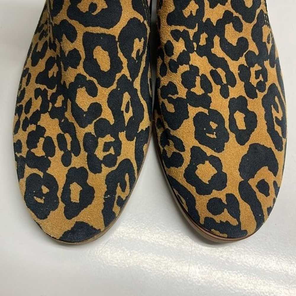 Lucky Brand Leopard Print Slip-On Leather Loafers… - image 3