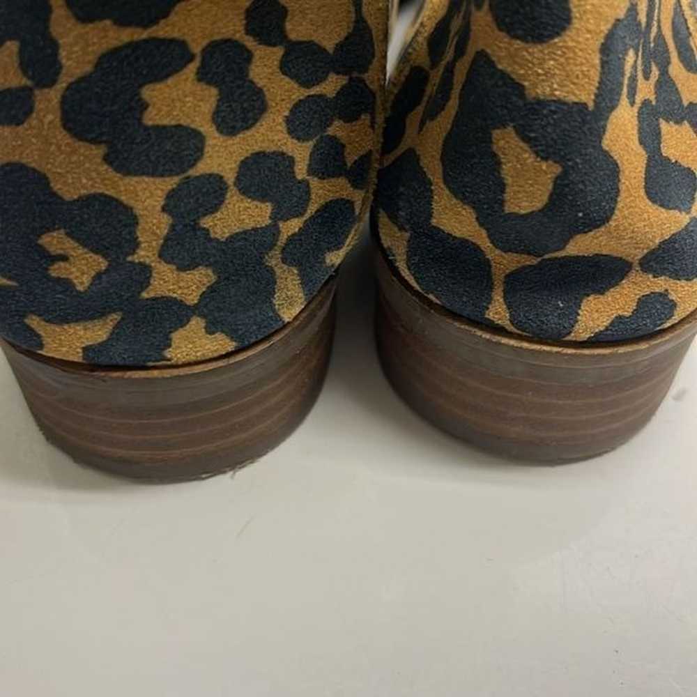 Lucky Brand Leopard Print Slip-On Leather Loafers… - image 4