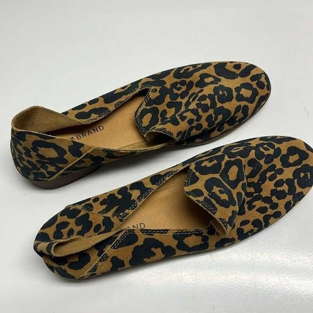 Lucky Brand Leopard Print Slip-On Leather Loafers… - image 7