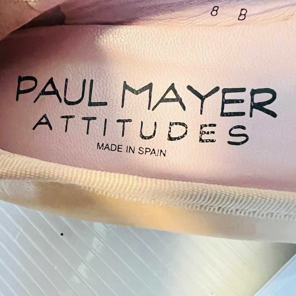 Paul Mayer Attitudes Womens 8 Tan Pink Cap Toe Ba… - image 11