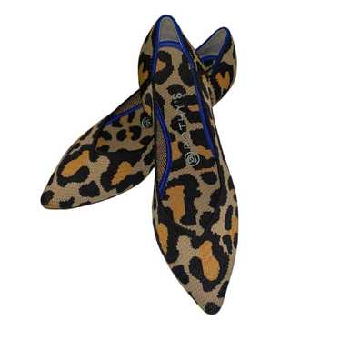 Nwot rothy’s the point big cat pointed flats size… - image 1