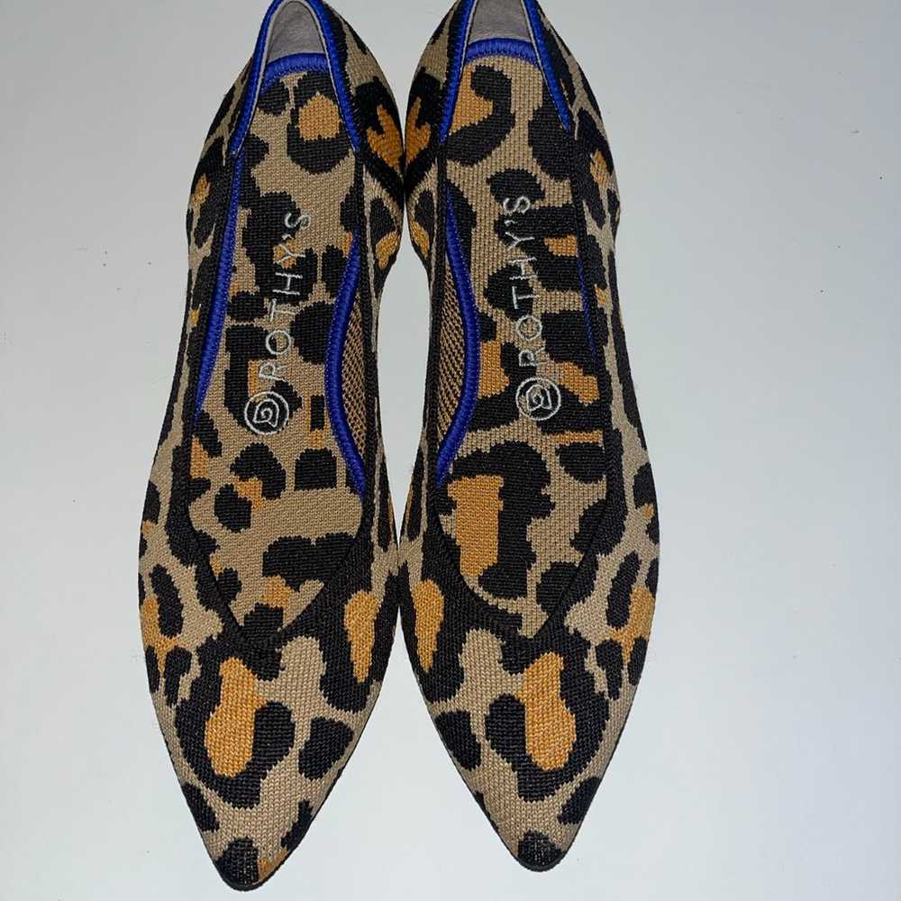 Nwot rothy’s the point big cat pointed flats size… - image 2