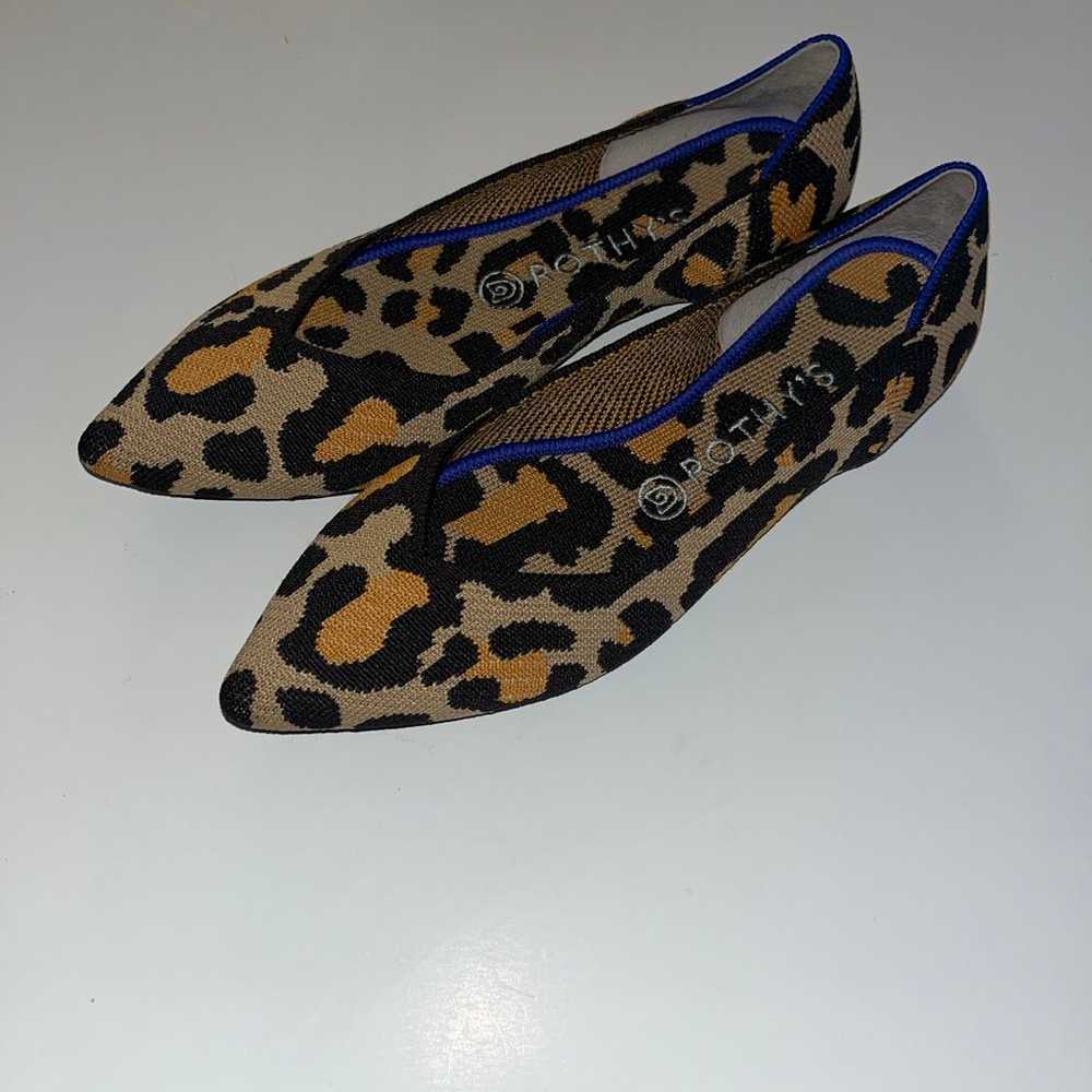 Nwot rothy’s the point big cat pointed flats size… - image 3