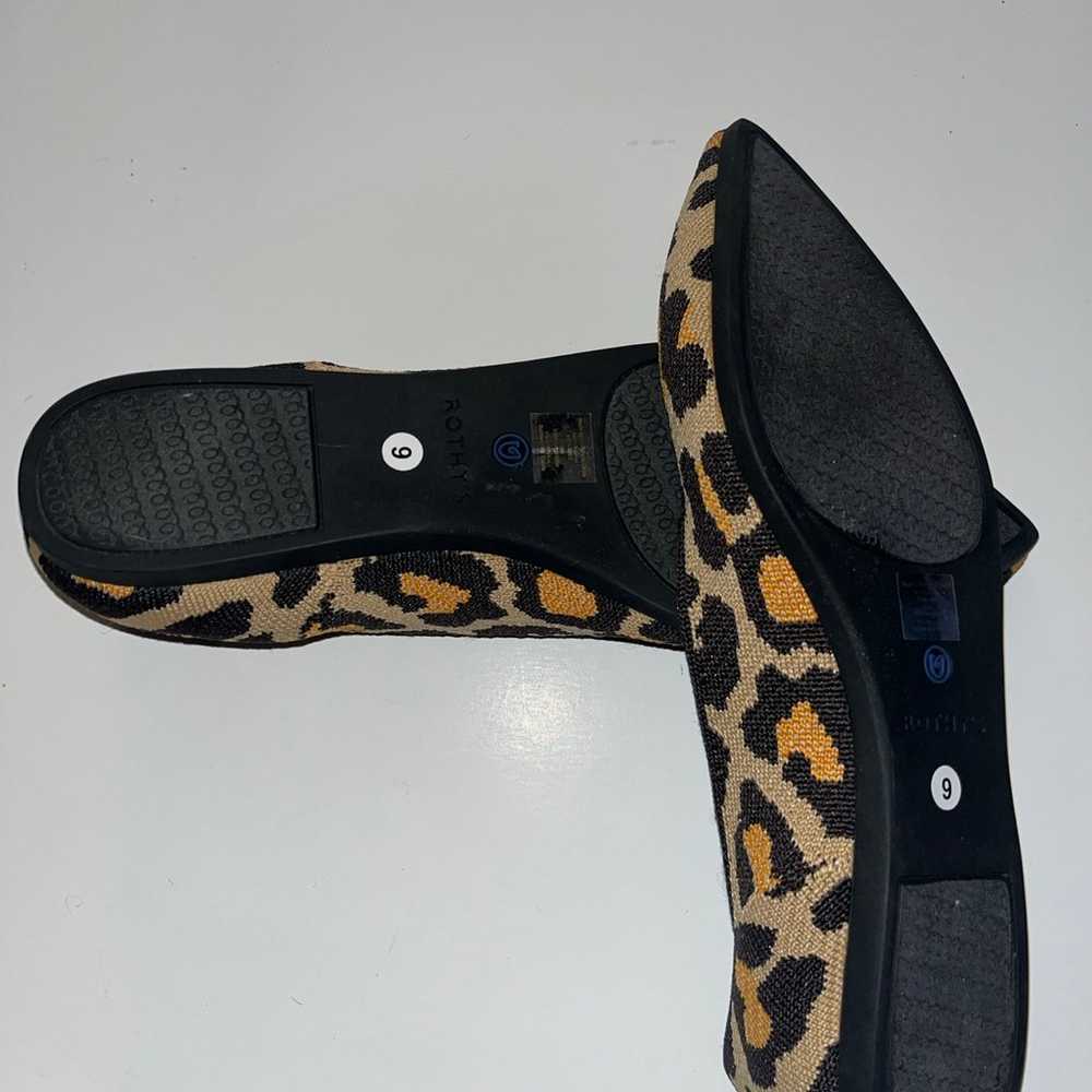 Nwot rothy’s the point big cat pointed flats size… - image 4