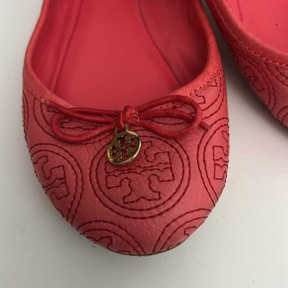 Tory Burch Coral Rose Petal Chelsea Stitched Logo… - image 2