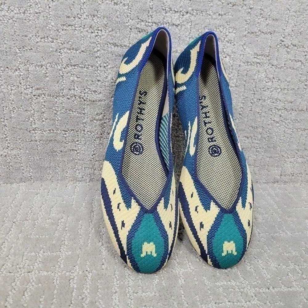 Rothy's The Flat Women's Size 8.5 Moroccan Teal C… - image 3