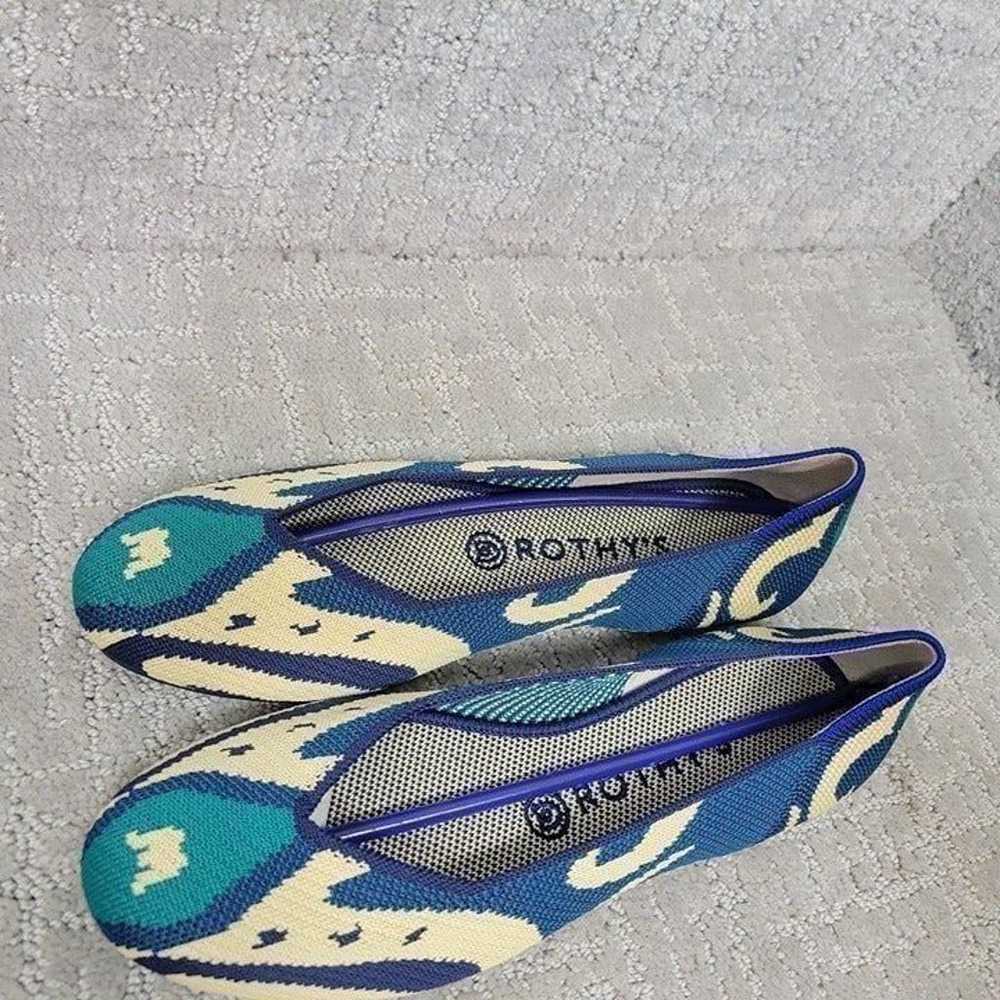 Rothy's The Flat Women's Size 8.5 Moroccan Teal C… - image 4
