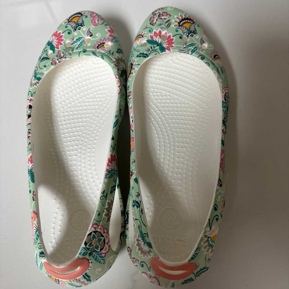 Crocs Kadee Vera Bradley Mint Light Green Paisley… - image 3