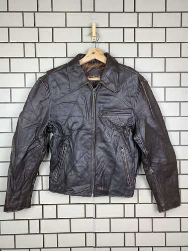 Avant Garde × Leather Jacket × Vintage Vintage Win