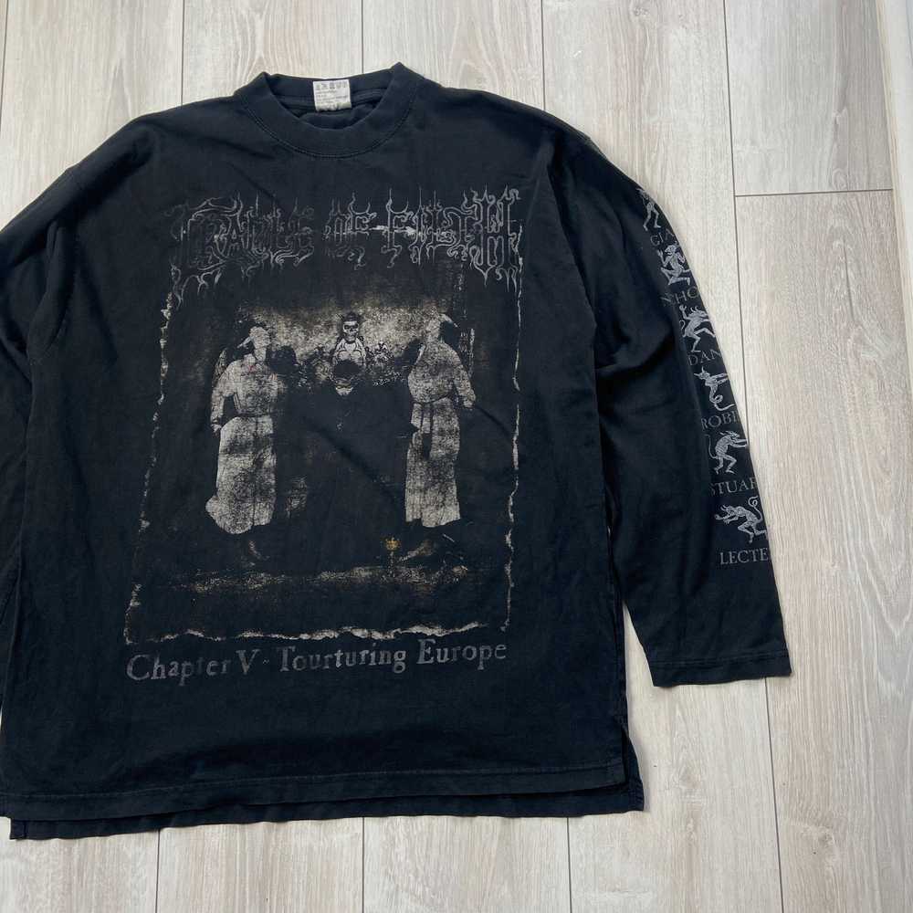 Band Tees × Vintage Cradle of Filth Chapter 5 Tor… - image 8