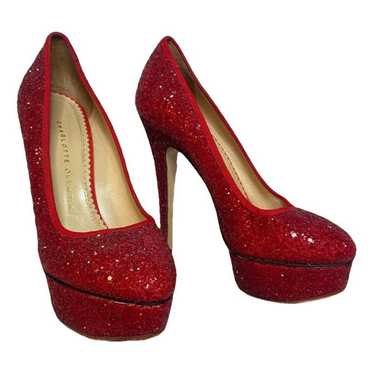 Charlotte Olympia Glitter heels