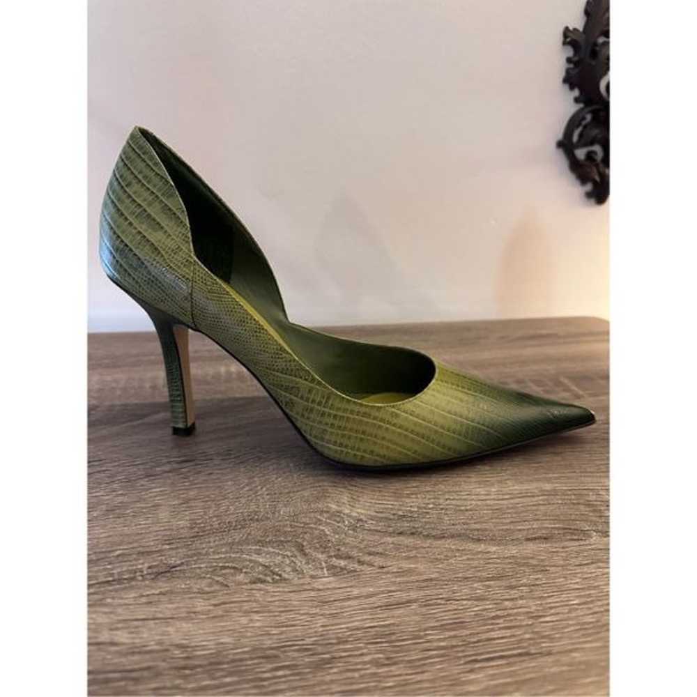 NEW Green Ombre Crocodile Nine West Size 9.5 Pump… - image 2