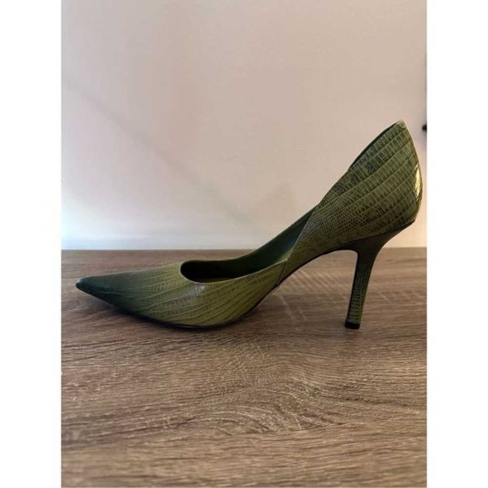 NEW Green Ombre Crocodile Nine West Size 9.5 Pump… - image 3