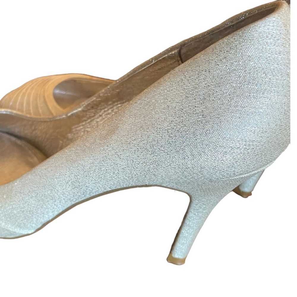 ADRIANNA PAPELL Farrell Women's Silver Peep Toe F… - image 8