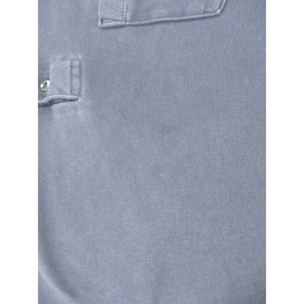 Vintage Bulwark Shirt Mens 2XL XXL Blue Henley Lo… - image 3
