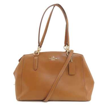 Coach Coach F36637 Christy Carryall Handbag Leath… - image 1