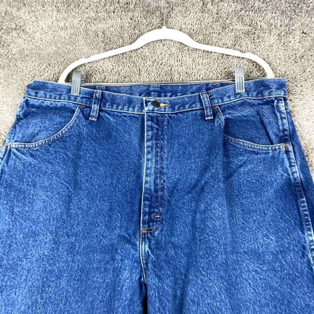 Vintage Rustler Regular Fit Straight Jeans Men's … - image 2