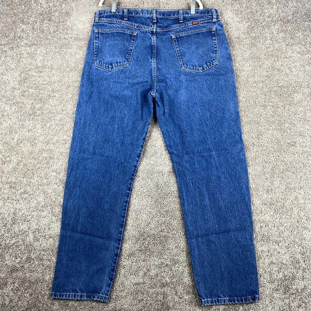 Vintage Rustler Regular Fit Straight Jeans Men's … - image 3